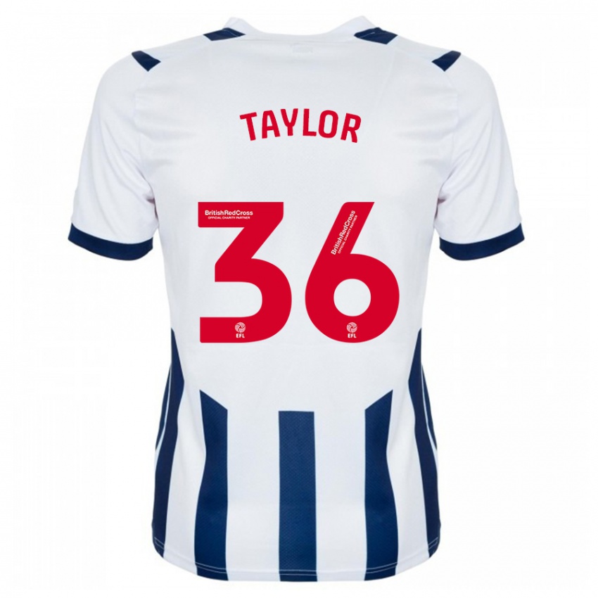 Hombre Camiseta Caleb Taylor #36 Blanco 1ª Equipación 2023/24 La Camisa México