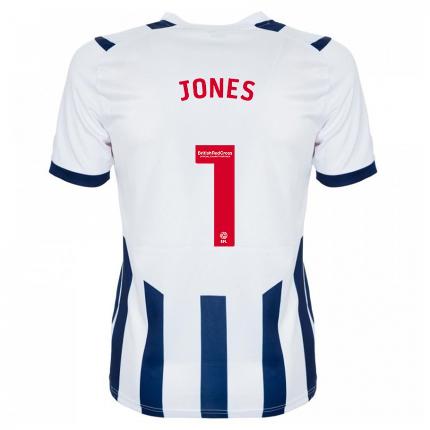 Hombre Camiseta Lucy Jones #1 Blanco 1ª Equipación 2023/24 La Camisa México