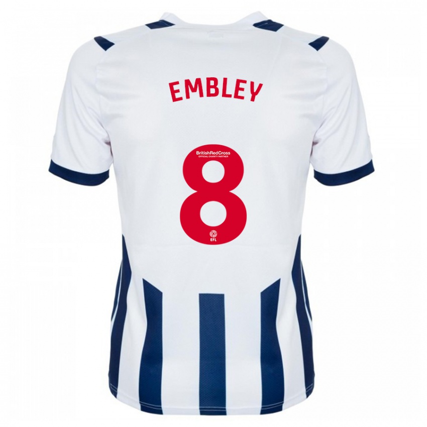 Hombre Camiseta Rosie Embley #8 Blanco 1ª Equipación 2023/24 La Camisa México