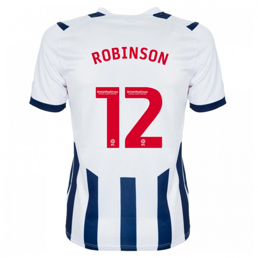 Hombre Camiseta Leanne Robinson #12 Blanco 1ª Equipación 2023/24 La Camisa México