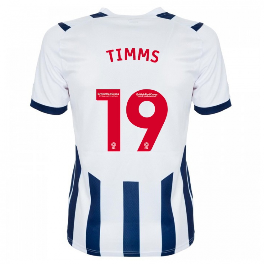 Hombre Camiseta Maria Timms #19 Blanco 1ª Equipación 2023/24 La Camisa México