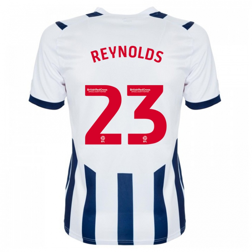 Hombre Camiseta Taylor Reynolds #23 Blanco 1ª Equipación 2023/24 La Camisa México