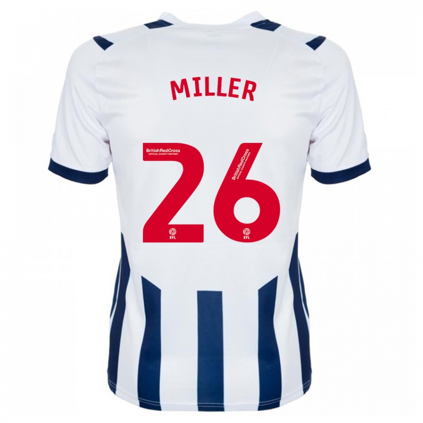 Hombre Camiseta Nna Miller #26 Blanco 1ª Equipación 2023/24 La Camisa México