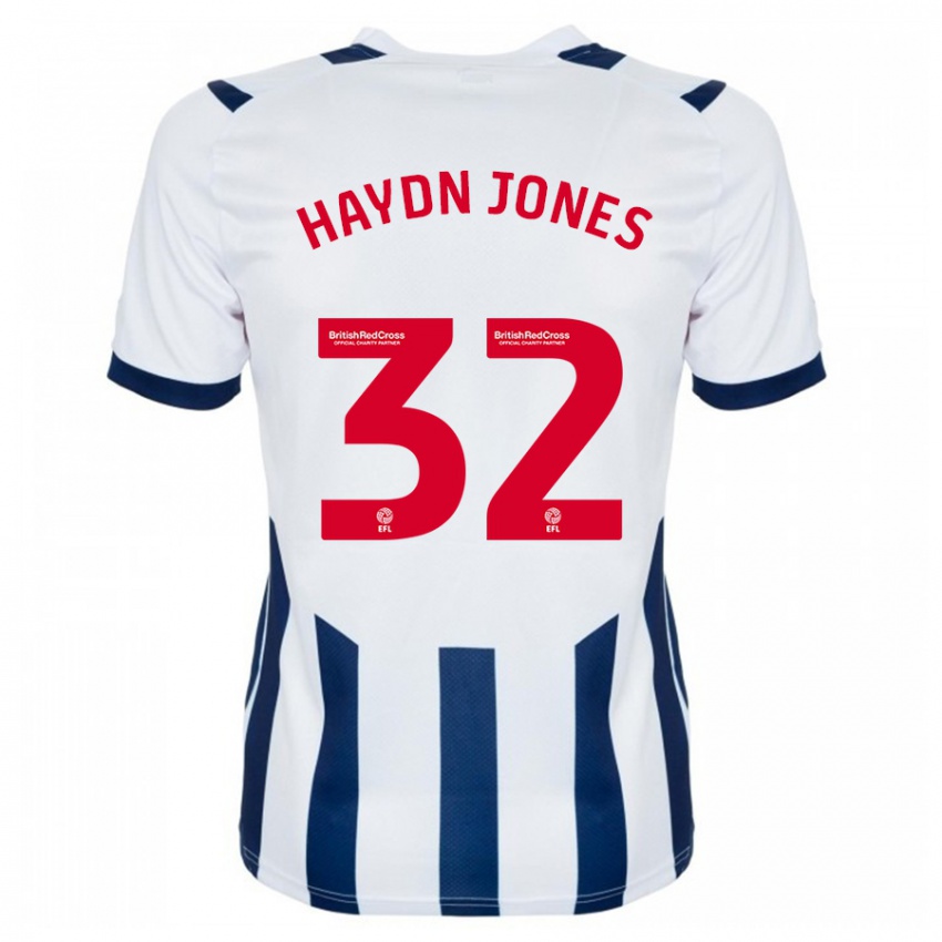 Hombre Camiseta Mackenzie Haydn Jones #32 Blanco 1ª Equipación 2023/24 La Camisa México
