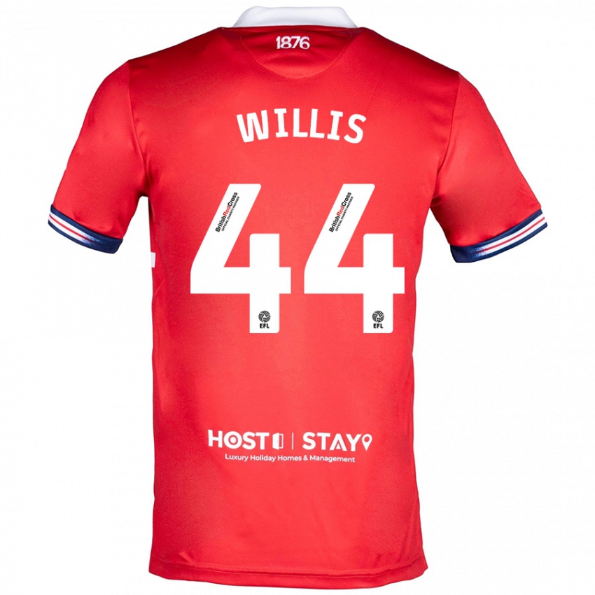 Hombre Camiseta Pharrell Willis #44 Rojo 1ª Equipación 2023/24 La Camisa México