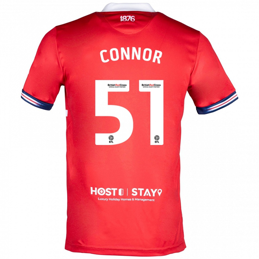 Hombre Camiseta Shea Connor #51 Rojo 1ª Equipación 2023/24 La Camisa México