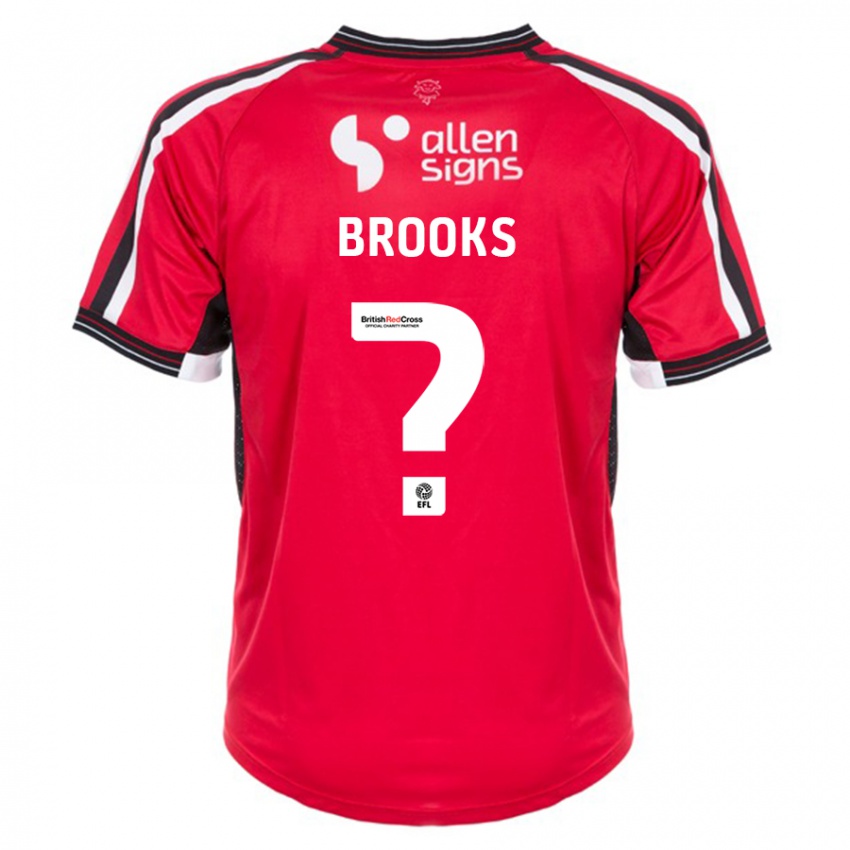 Hombre Camiseta Billy Brooks #0 Rojo 1ª Equipación 2023/24 La Camisa México