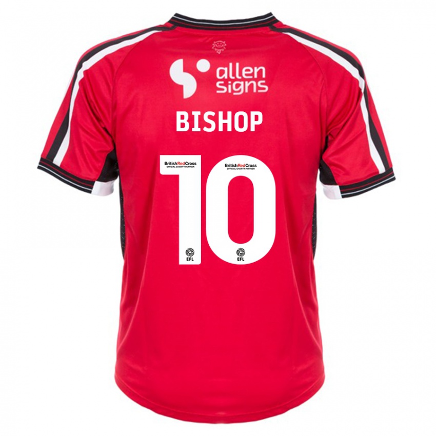 Hombre Camiseta Teddy Bishop #10 Rojo 1ª Equipación 2023/24 La Camisa México