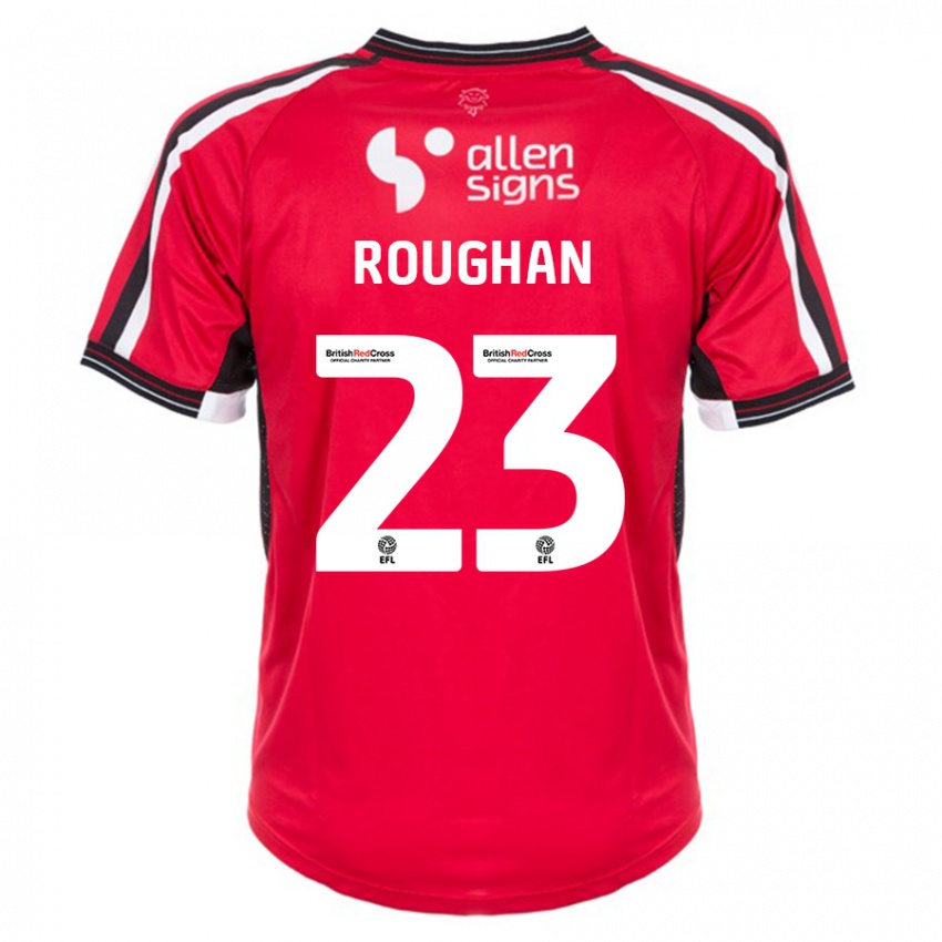 Hombre Camiseta Sean Roughan #23 Rojo 1ª Equipación 2023/24 La Camisa México