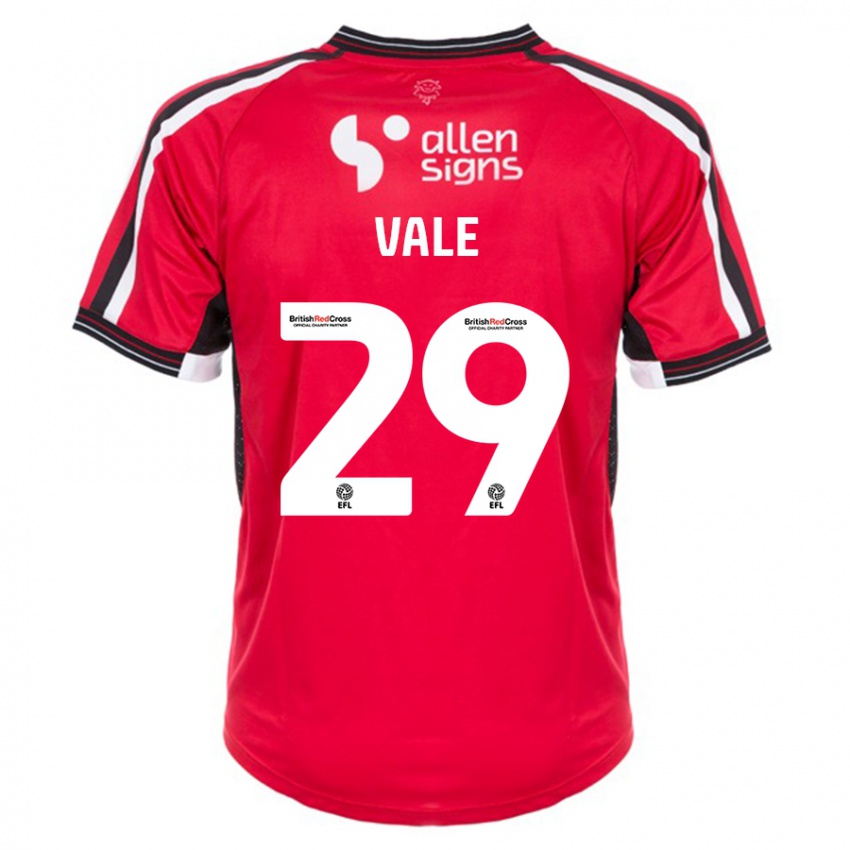 Hombre Camiseta Jack Vale #29 Rojo 1ª Equipación 2023/24 La Camisa México