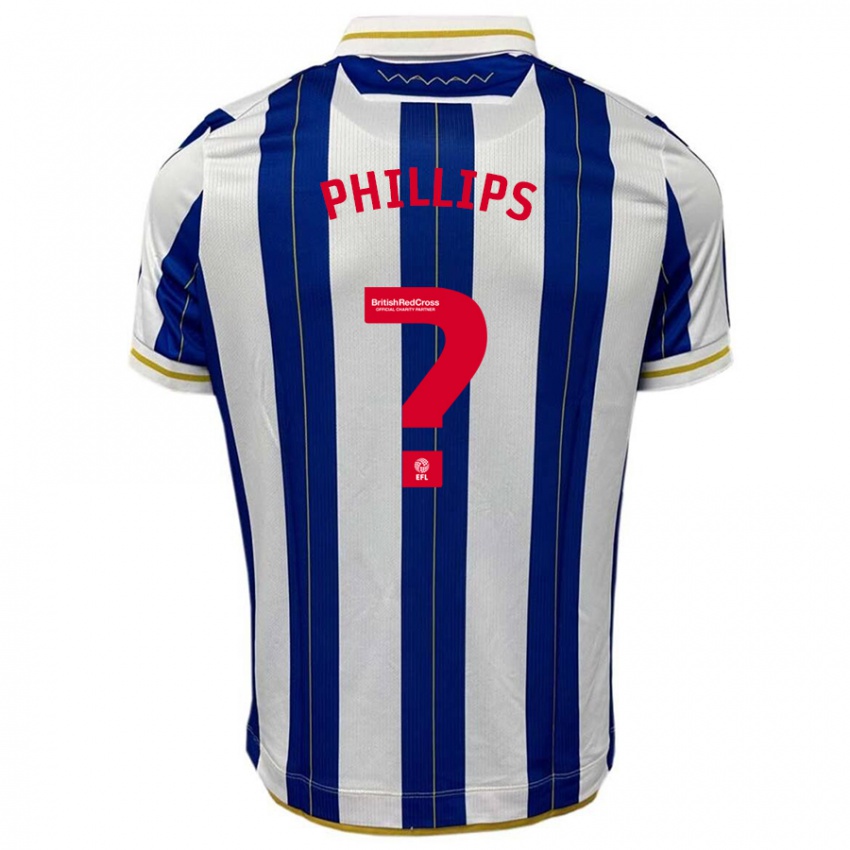 Hombre Camiseta Jack Phillips #0 Azul Blanco 1ª Equipación 2023/24 La Camisa México