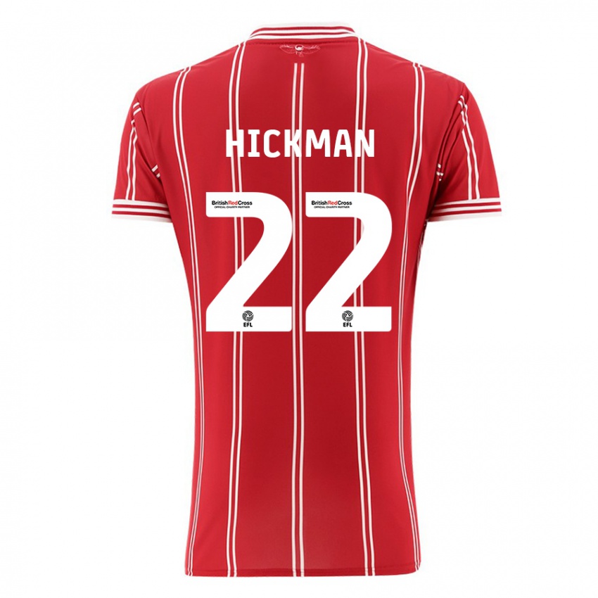 Hombre Camiseta Taylor Gardner-Hickman #22 Rojo 1ª Equipación 2023/24 La Camisa México