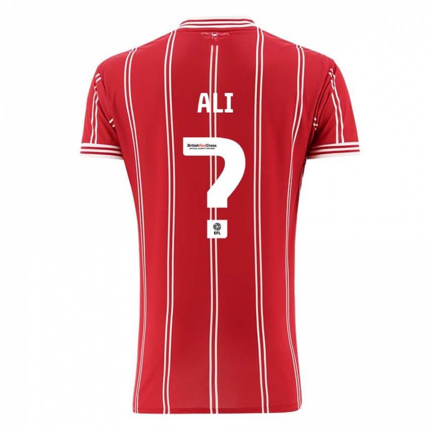 Hombre Camiseta Zack Ali #0 Rojo 1ª Equipación 2023/24 La Camisa México