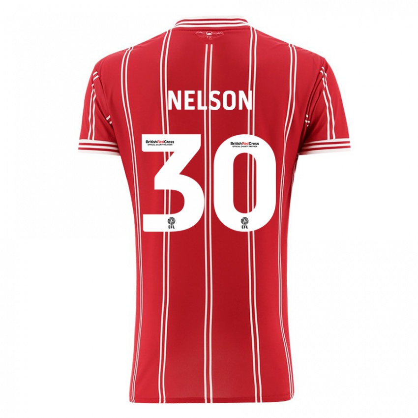 Hombre Camiseta Raekwon Nelson #30 Rojo 1ª Equipación 2023/24 La Camisa México