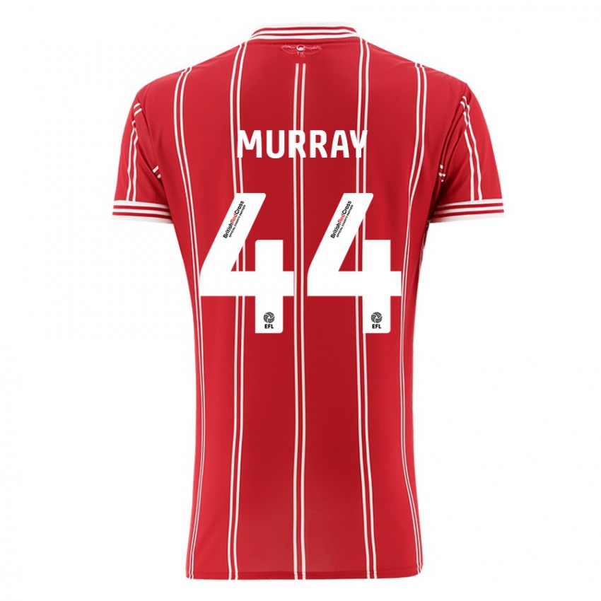 Hombre Camiseta Satara Murray #44 Rojo 1ª Equipación 2023/24 La Camisa México