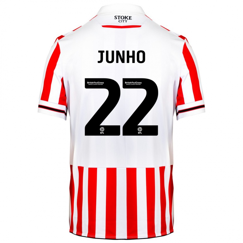 Hombre Camiseta Joon-Ho Bae #22 Rojo Blanco 1ª Equipación 2023/24 La Camisa México