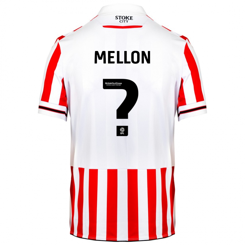 Hombre Camiseta Luke Mellon #0 Rojo Blanco 1ª Equipación 2023/24 La Camisa México