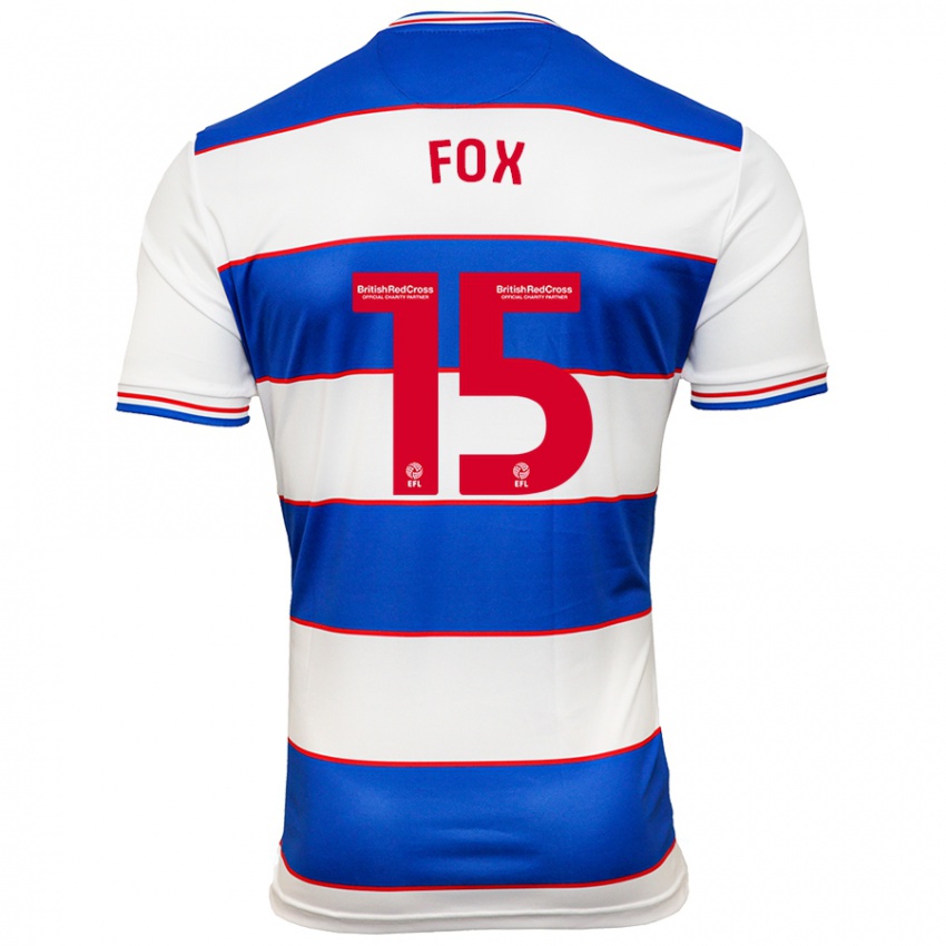 Hombre Camiseta Morgan Fox #15 Blanco Azul 1ª Equipación 2023/24 La Camisa México