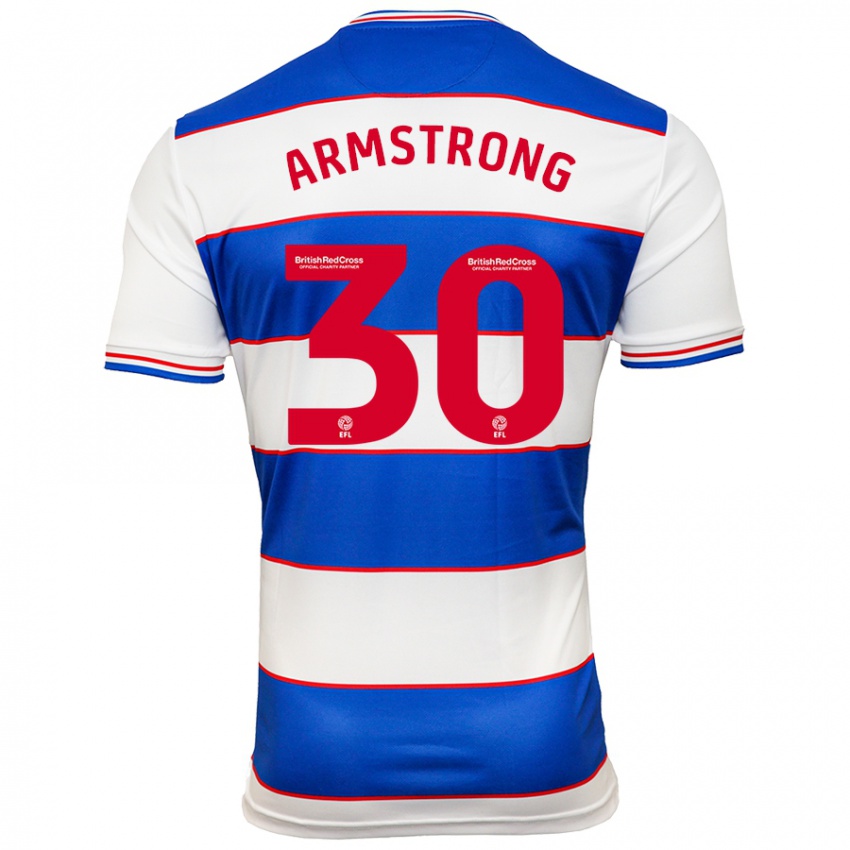 Hombre Camiseta Sinclair Armstrong #30 Blanco Azul 1ª Equipación 2023/24 La Camisa México