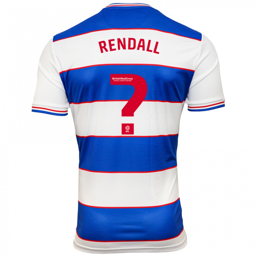 Hombre Camiseta Trent Rendall #0 Blanco Azul 1ª Equipación 2023/24 La Camisa México