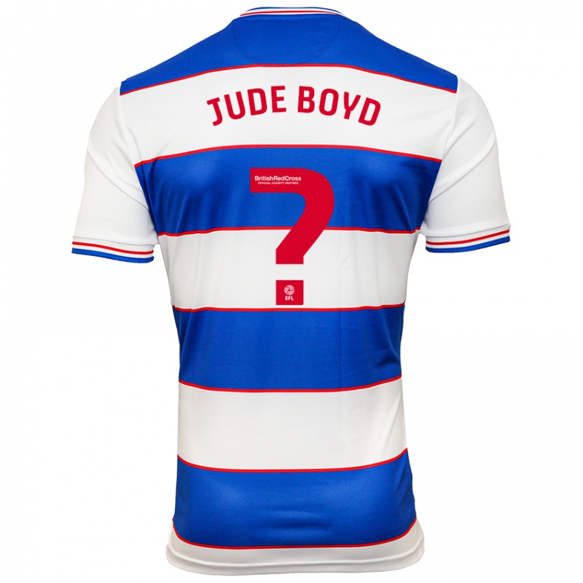 Hombre Camiseta Arkell Jude-Boyd #0 Blanco Azul 1ª Equipación 2023/24 La Camisa México