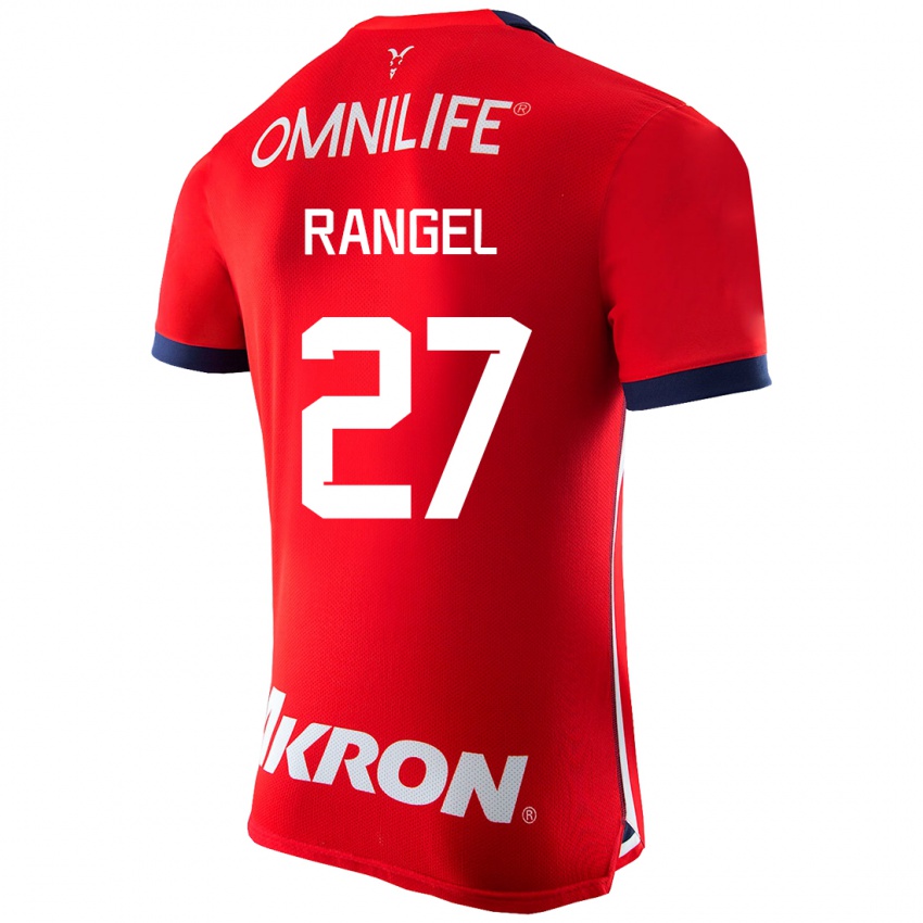 Hombre Camiseta José Rangel #27 Rojo 1ª Equipación 2023/24 La Camisa México