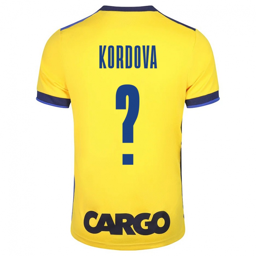 Hombre Camiseta Adir Kordova #0 Amarillo 1ª Equipación 2023/24 La Camisa México