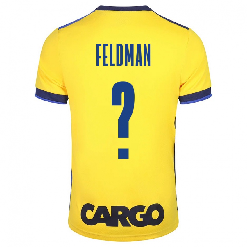 Hombre Camiseta Ron Feldman #0 Amarillo 1ª Equipación 2023/24 La Camisa México