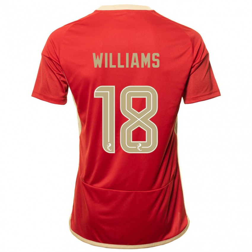 Hombre Camiseta Rhys Williams #18 Rojo 1ª Equipación 2023/24 La Camisa México