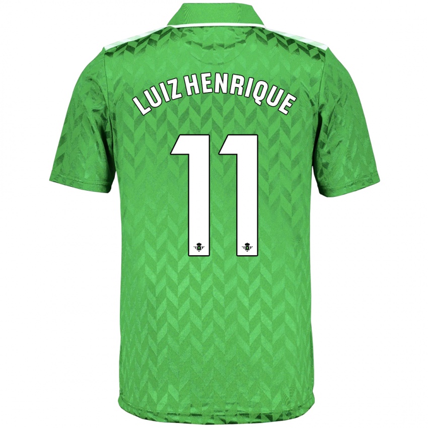 Hombre Camiseta Luiz Henrique #11 Verde 2ª Equipación 2023/24 La Camisa México