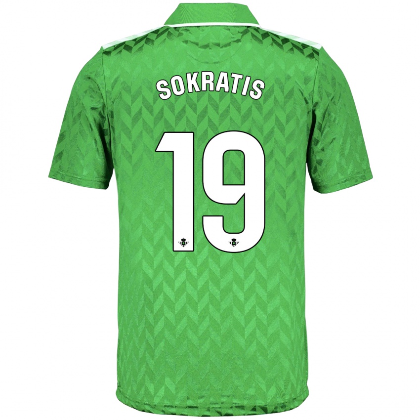 Hombre Camiseta Sokratis Papastathopoulos #19 Verde 2ª Equipación 2023/24 La Camisa México