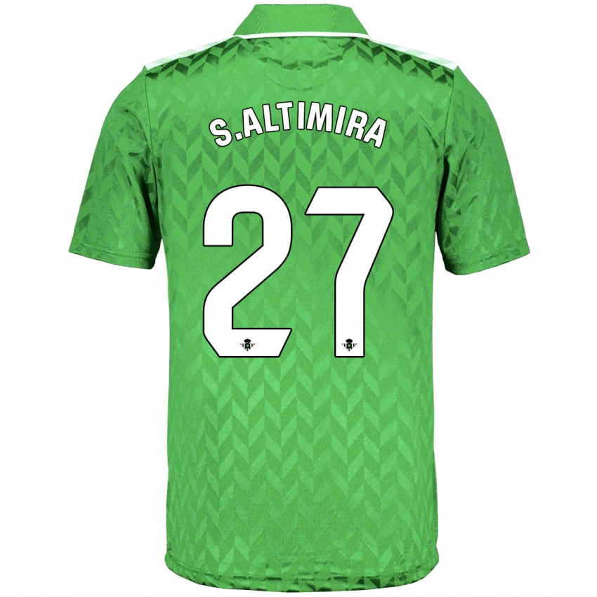 Hombre Camiseta Sergi Altimira #27 Verde 2ª Equipación 2023/24 La Camisa México