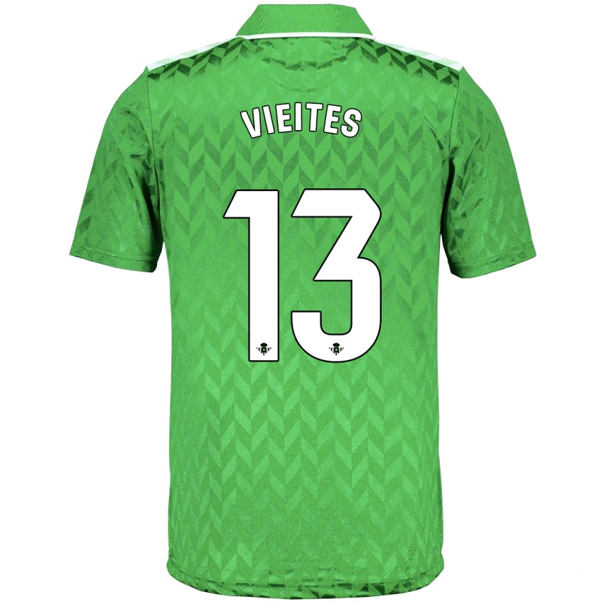 Hombre Camiseta Fran Vieites #13 Verde 2ª Equipación 2023/24 La Camisa México