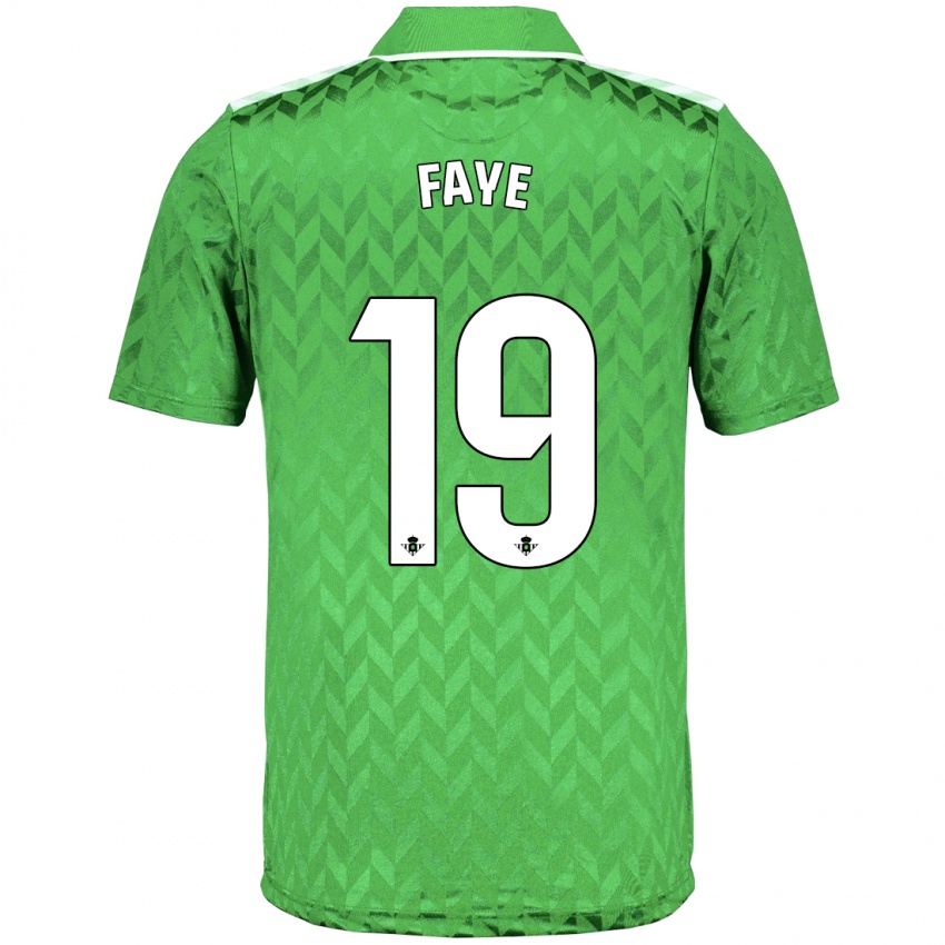 Hombre Camiseta Souleymane Faye #19 Verde 2ª Equipación 2023/24 La Camisa México