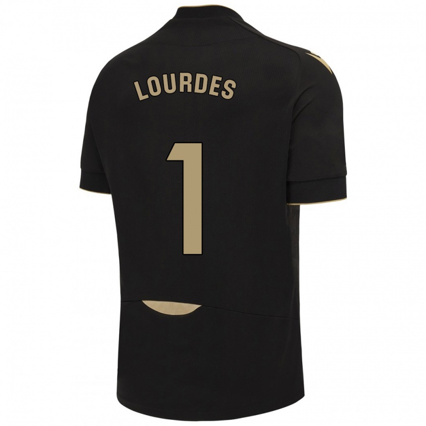 Hombre Camiseta Lourdes #1 Negro 2ª Equipación 2023/24 La Camisa México