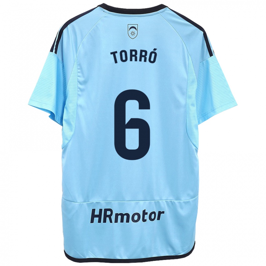 Hombre Camiseta Lucas Torró #6 Azul 2ª Equipación 2023/24 La Camisa México