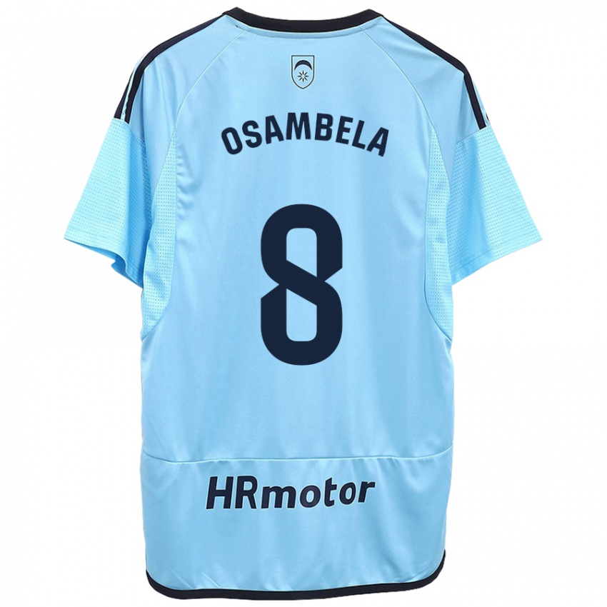 Hombre Camiseta Asier Osambela #8 Azul 2ª Equipación 2023/24 La Camisa México