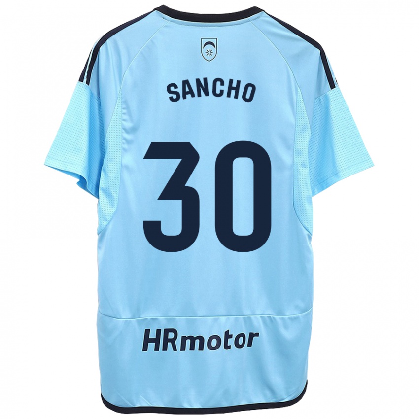 Hombre Camiseta Dani Sancho #30 Azul 2ª Equipación 2023/24 La Camisa México