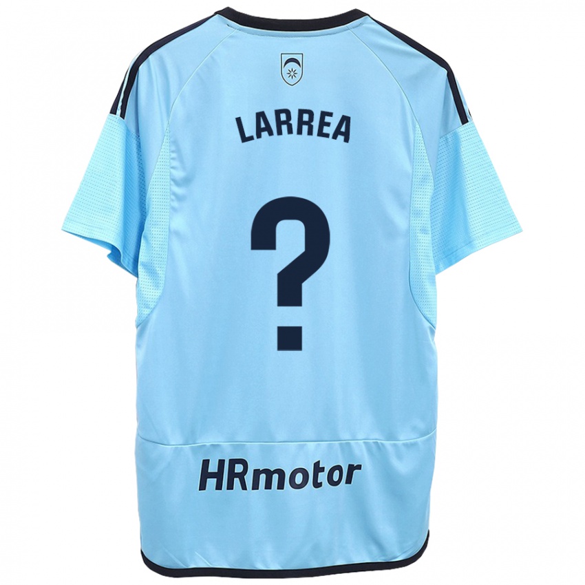 Hombre Camiseta Unai Larrea #0 Azul 2ª Equipación 2023/24 La Camisa México