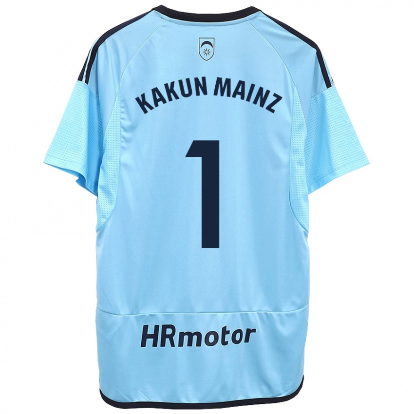 Hombre Camiseta Kakun Mainz #1 Azul 2ª Equipación 2023/24 La Camisa México