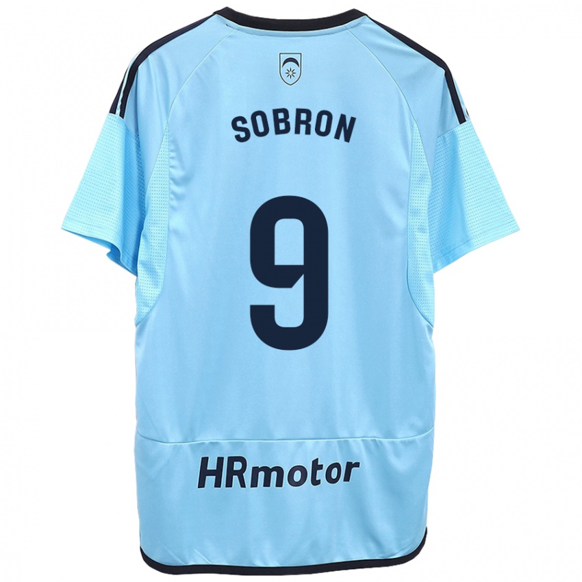 Hombre Camiseta Carmen Sobrón Olarte #9 Azul 2ª Equipación 2023/24 La Camisa México