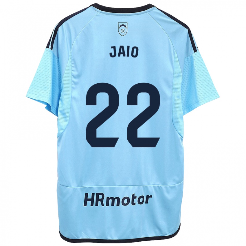 Hombre Camiseta Jaione Larraiotz Senosiain #22 Azul 2ª Equipación 2023/24 La Camisa México