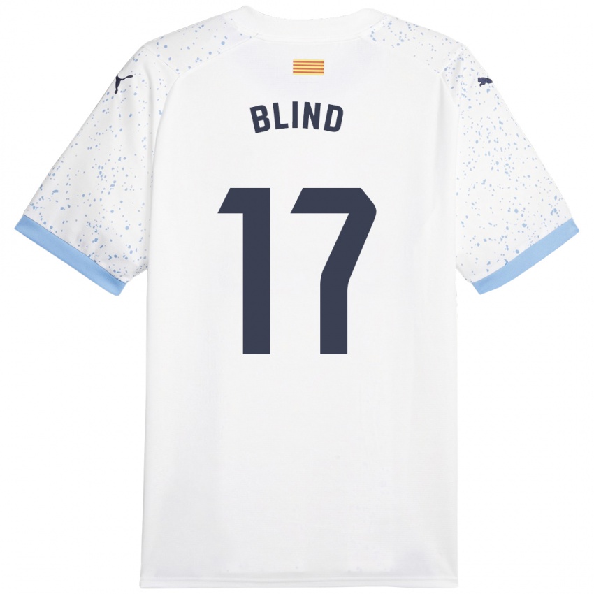 Hombre Camiseta Daley Blind #17 Blanco 2ª Equipación 2023/24 La Camisa México
