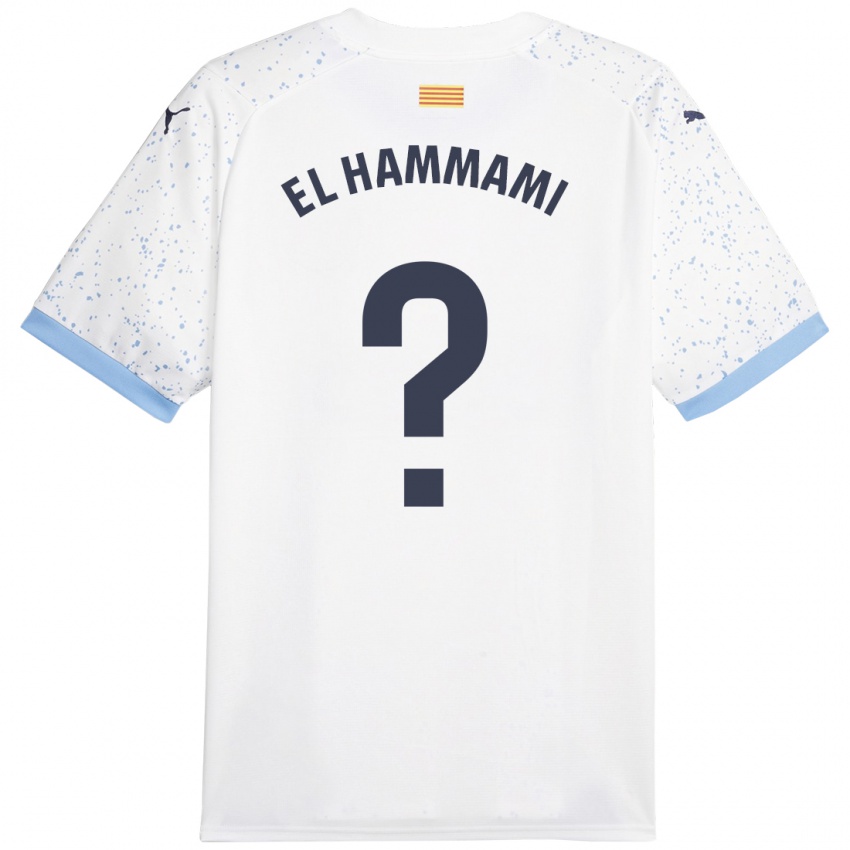 Hombre Camiseta Ayoub El Hammami #0 Blanco 2ª Equipación 2023/24 La Camisa México