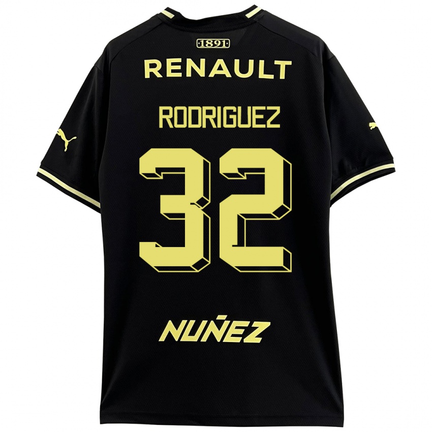 Hombre Camiseta Randall Rodríguez #32 Negro 2ª Equipación 2023/24 La Camisa México