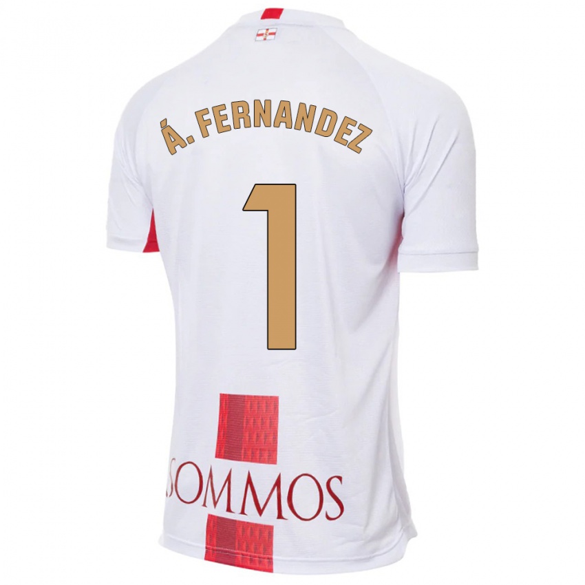 Hombre Camiseta Alvaro Fernandez #1 Blanco 2ª Equipación 2023/24 La Camisa México
