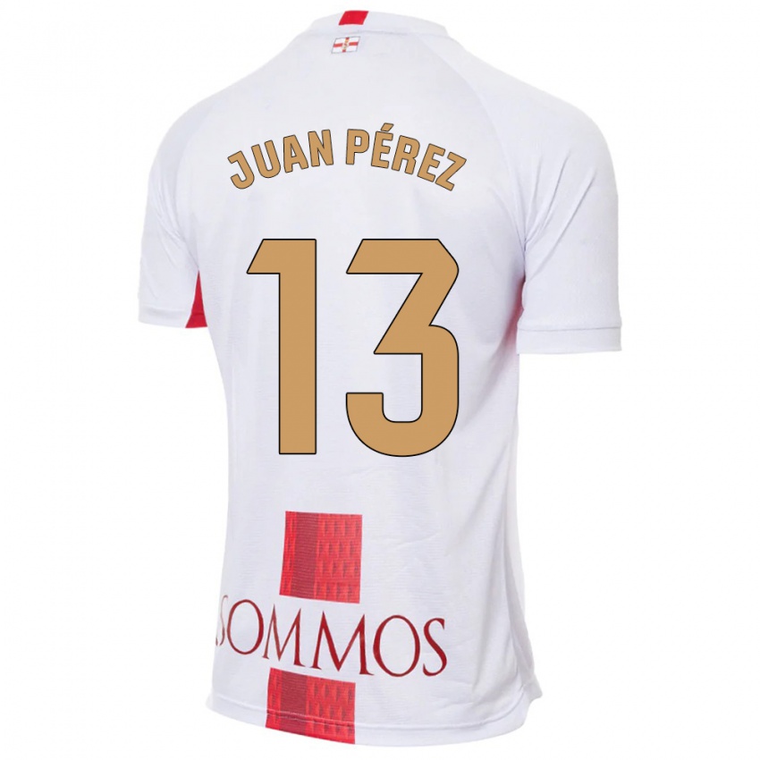 Hombre Camiseta Juan Pérez #13 Blanco 2ª Equipación 2023/24 La Camisa México