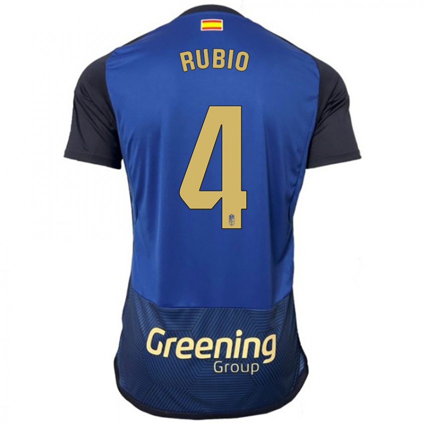 Hombre Camiseta Miguel Rubio #4 Armada 2ª Equipación 2023/24 La Camisa México