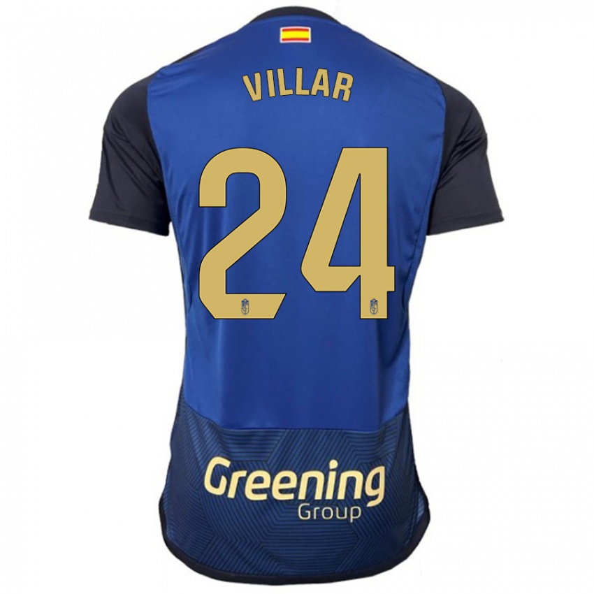 Hombre Camiseta Gonzalo Villar #24 Armada 2ª Equipación 2023/24 La Camisa México