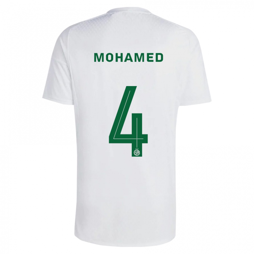 Hombre Camiseta Ali Mohamed #4 Verde Azul 2ª Equipación 2023/24 La Camisa México